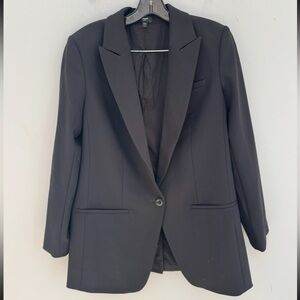 Express Editor Black Blazer in Medium
